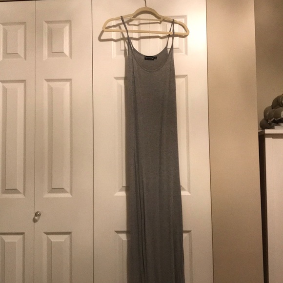 NWT grey jersey strappy maxi dress - Picture 5 of 9